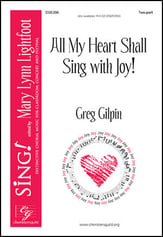 All My Heart Shall Sing with Joy! Two-Part choral sheet music cover